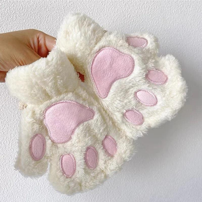 As Luvas Mais Fofas do Inverno: Estilo Pata de Gato, Quentinhas, Divertidas e Perfeitas Para Quem Ama Fantasia!