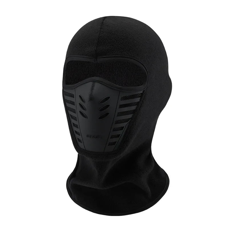 Balaclava Térmica de Lã – Proteção Total Contra Frio, Vento e Poeira para Motociclismo, Esqui e Aventuras de Inverno