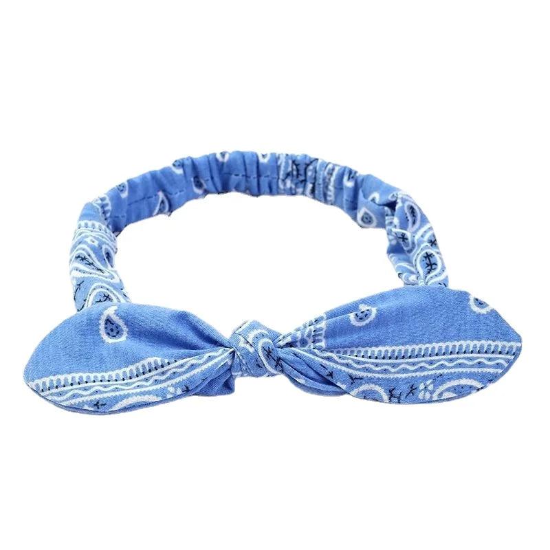 Faixas de Cabelo Femininas Vintage – Bandanas Estilo Nó Cruzado, Macias e Elásticas para Looks Cheios de Charme