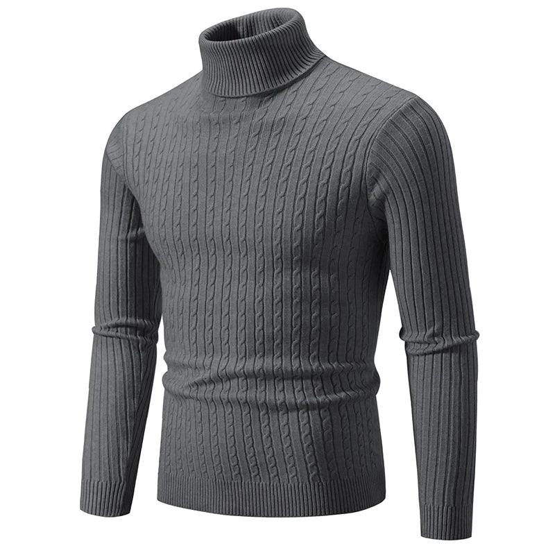 Suéter Masculino Gola Alta – Estilo Inverno com Elegância, Conforto e Aquece de Verdade