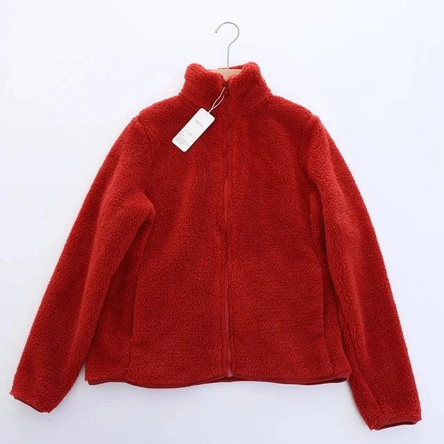 Casaco Feminino Dupla Face em Lã Coral – A jaqueta de inverno super quente, macia e estilosa que vai transformar seus dias frios em puro aconchego!