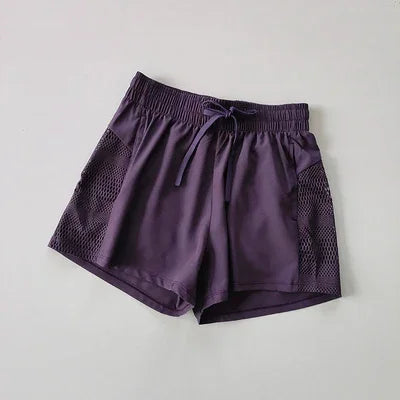 Shorts Fitness 2 em 1 com Cintura Alta — O Segredo das Mulheres que Dominam o Treino com Estilo, Conforto e Liberdade!