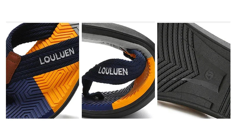 Estilo e Conforto nos Seus Pés – Chinelo Masculino de Verão com Design Atemporal e Respirabilidade Perfeita para a Praia!