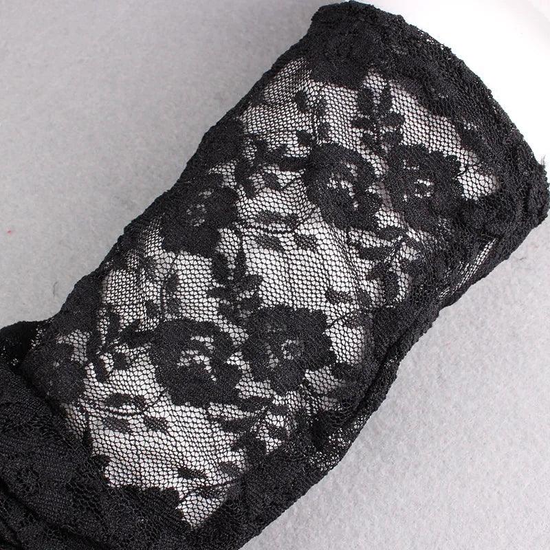 Luvas Longas de Renda com Toque Sexy e Sofisticado – O Acessório Perfeito para Momentos Inesquecíveis