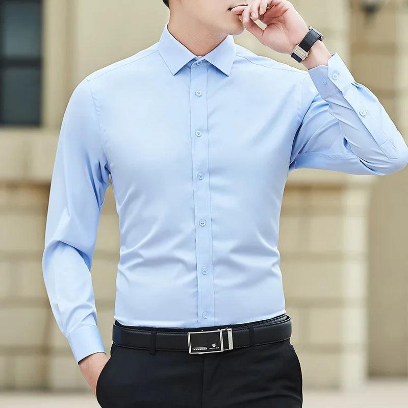 Camisa Social Masculina Plus Size – Moderna, Clássica e com Caimento Slim Perfeito