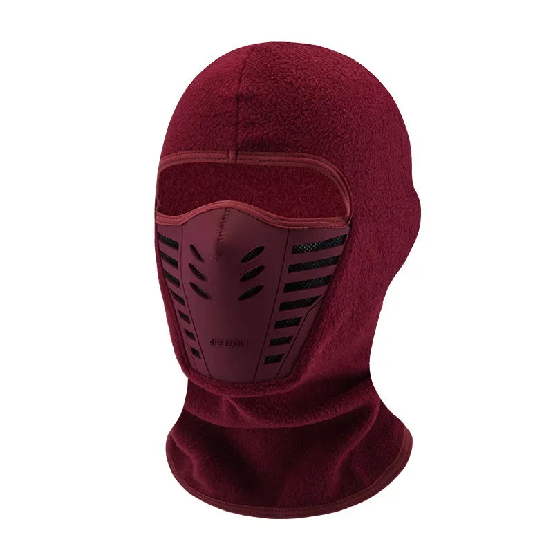 Balaclava Térmica de Lã – Proteção Total Contra Frio, Vento e Poeira para Motociclismo, Esqui e Aventuras de Inverno