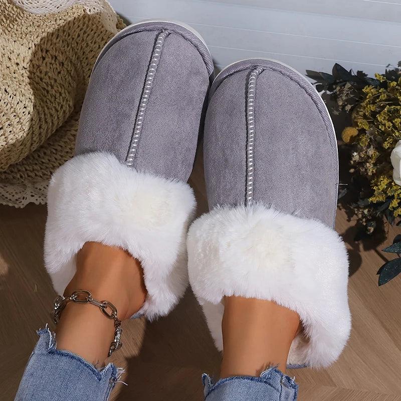 Pantufas de Inverno em Camurça – Maciez, Calor e Estilo para Seus Pés!