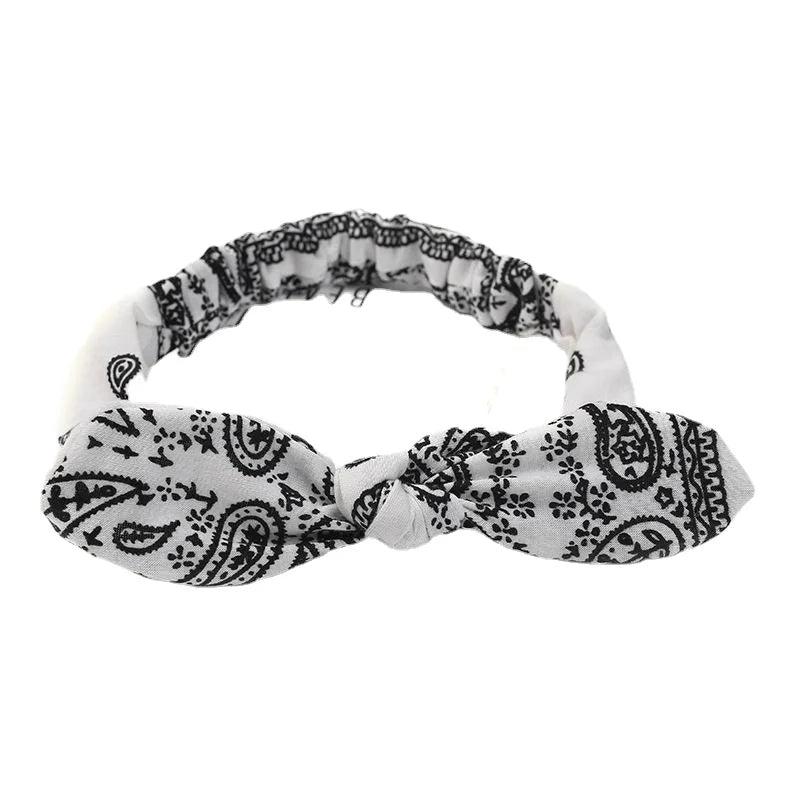 Faixas de Cabelo Femininas Vintage – Bandanas Estilo Nó Cruzado, Macias e Elásticas para Looks Cheios de Charme
