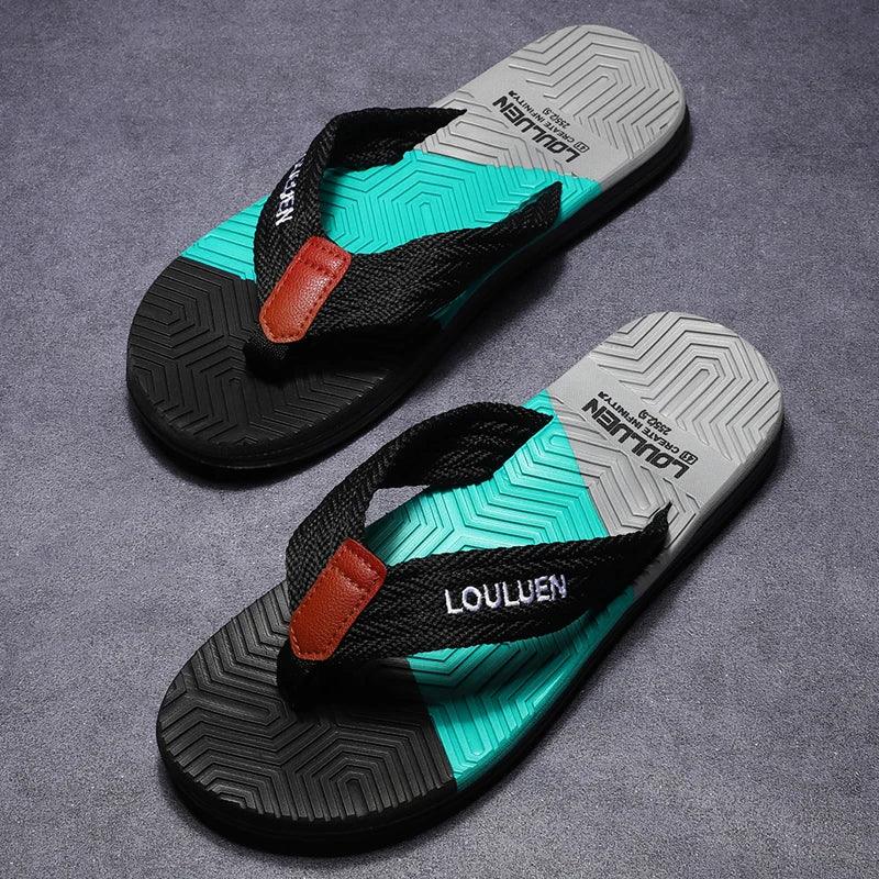 Estilo e Conforto nos Seus Pés – Chinelo Masculino de Verão com Design Atemporal e Respirabilidade Perfeita para a Praia!