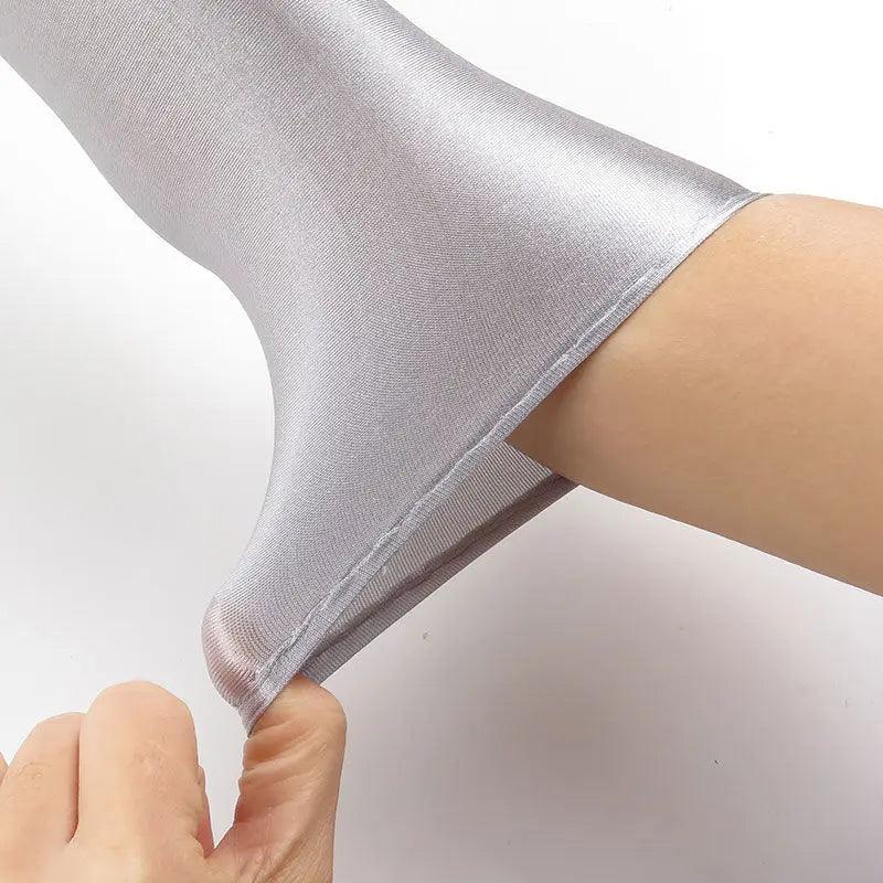 Estilo Que Alonga: Luvas Femininas Longas com Proteção Solar e Toque Suave para Eventos e Performances