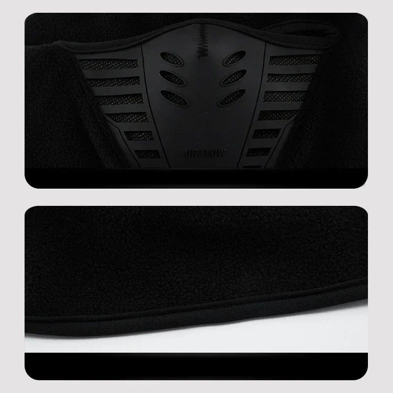 Balaclava Térmica de Lã – Proteção Total Contra Frio, Vento e Poeira para Motociclismo, Esqui e Aventuras de Inverno