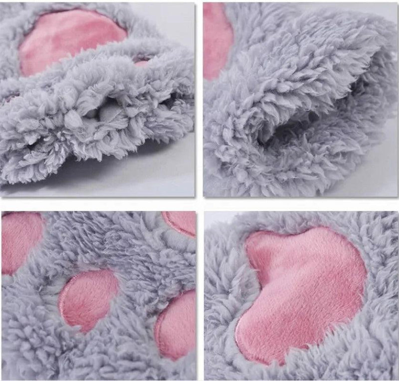 As Luvas Mais Fofas do Inverno: Estilo Pata de Gato, Quentinhas, Divertidas e Perfeitas Para Quem Ama Fantasia!