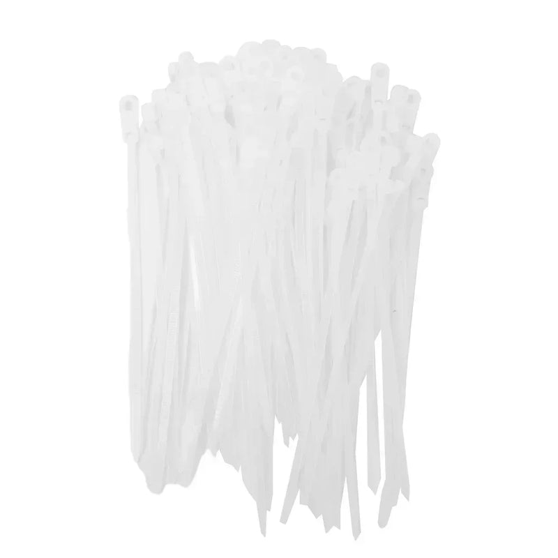 Organização Inteligente em Cada Fio: Abraçadeiras de Nylon com Furo para Parafuso – Fixação Rápida e Segura para Seus Cabos!