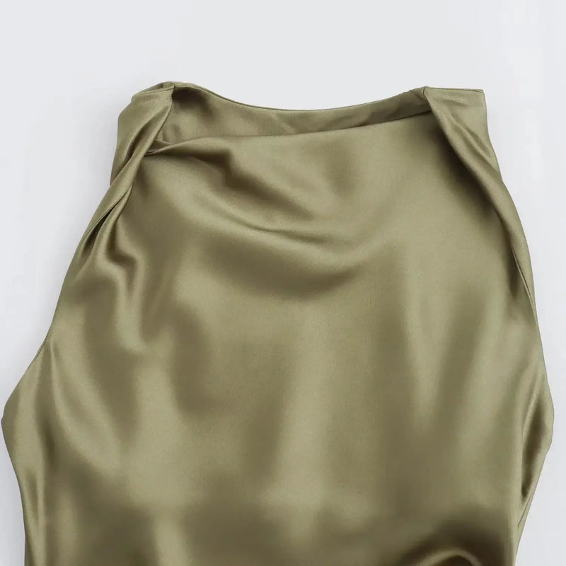 Vestidos Longos de Cetim Femininos – Elegância Atemporal para Noites de Festa, Verão Sensual e Sofisticado