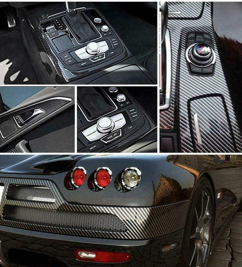 Adesivo de Fibra de Carbono 2D a 6D – Customize Seu Carro ou Moto com Efeito Incrível e Proteção de Alta Performance!