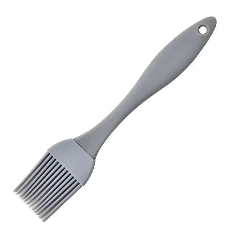 Escova de Silicone Multiuso para Churrasco e Cozinha – Resistente ao Calor, Prática e Perfeita para Molhos, Ovos, Confeitaria e Carnes!