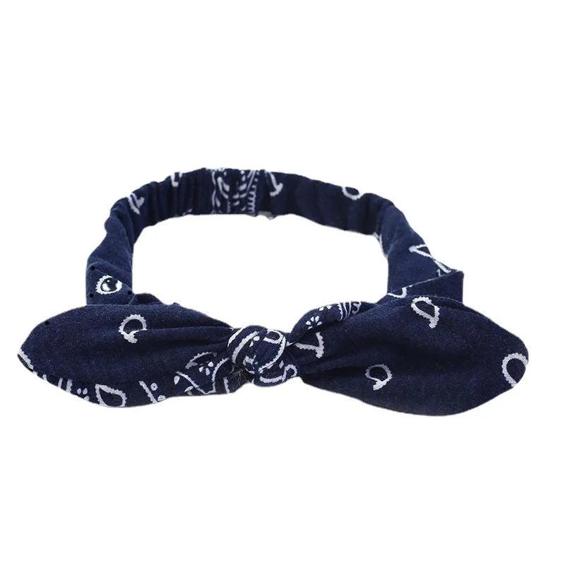 Faixas de Cabelo Femininas Vintage – Bandanas Estilo Nó Cruzado, Macias e Elásticas para Looks Cheios de Charme