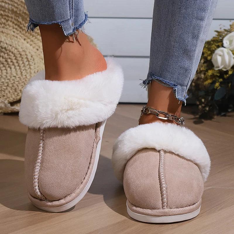 Pantufas de Inverno em Camurça – Maciez, Calor e Estilo para Seus Pés!