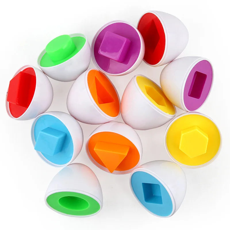 Ovos Mágicos da Aprendizagem: o brinquedo educativo que ensina formas, cores e raciocínio de um jeito divertido!