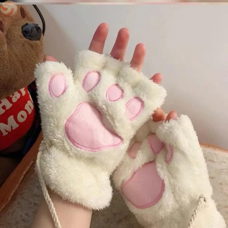 As Luvas Mais Fofas do Inverno: Estilo Pata de Gato, Quentinhas, Divertidas e Perfeitas Para Quem Ama Fantasia!