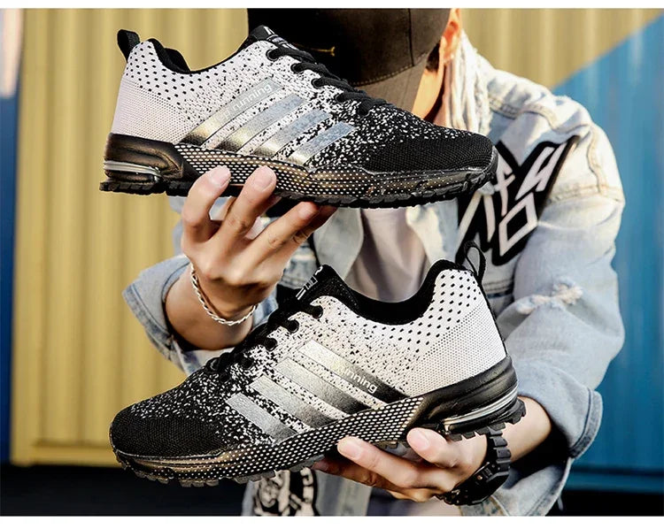 Estilo, Conforto e Versatilidade – Tênis Casuais Unissex Respiráveis, Perfeitos para Caminhar, Correr e Arrasar no Dia a Dia!
