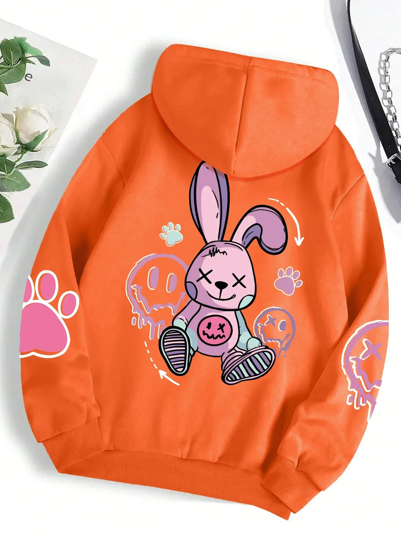 Moletom Canguru Oversized Feminino: Estilo Hip Hop + Conforto Quentinho para Arrasar no Outono