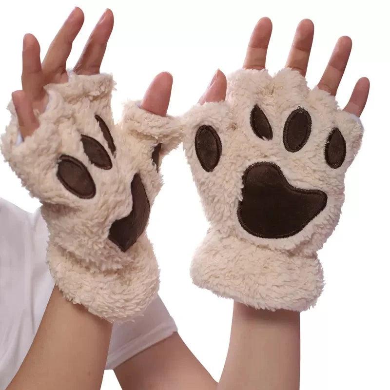As Luvas Mais Fofas do Inverno: Estilo Pata de Gato, Quentinhas, Divertidas e Perfeitas Para Quem Ama Fantasia!