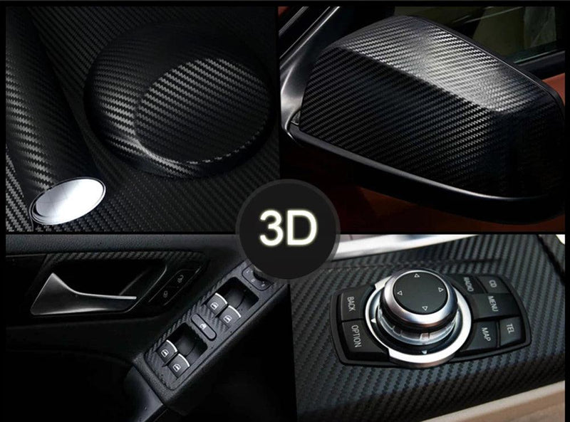 Adesivo de Fibra de Carbono 2D a 6D – Customize Seu Carro ou Moto com Efeito Incrível e Proteção de Alta Performance!