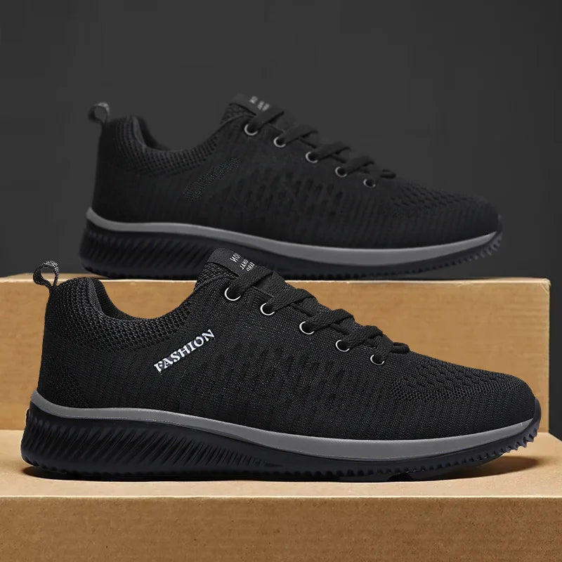 Tênis Masculino de Corrida e Caminhada – Leve, Respirável e com Estilo Esportivo para o Dia Todo!