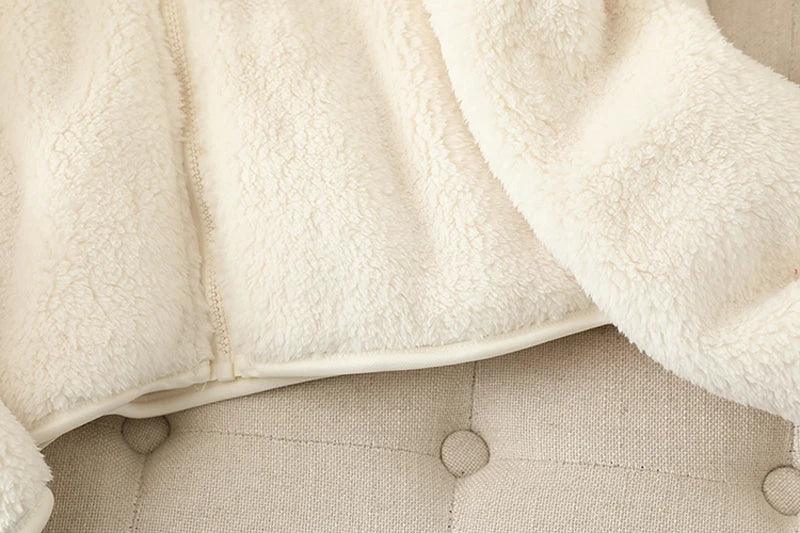 Casaco Feminino Dupla Face em Lã Coral – A jaqueta de inverno super quente, macia e estilosa que vai transformar seus dias frios em puro aconchego!