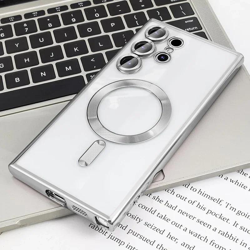 A Capa Magnética que Transforma Seu Samsung Galaxy em um Ímã de Estilo e Proteção – Compatível com Carregador Magsafe!