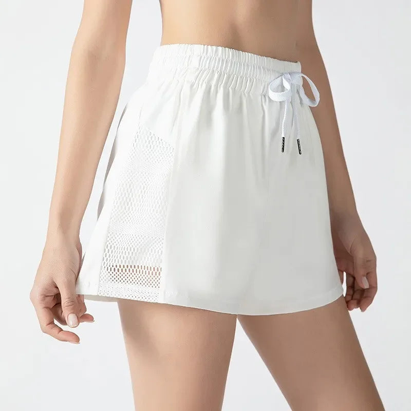 Shorts Fitness 2 em 1 com Cintura Alta — O Segredo das Mulheres que Dominam o Treino com Estilo, Conforto e Liberdade!