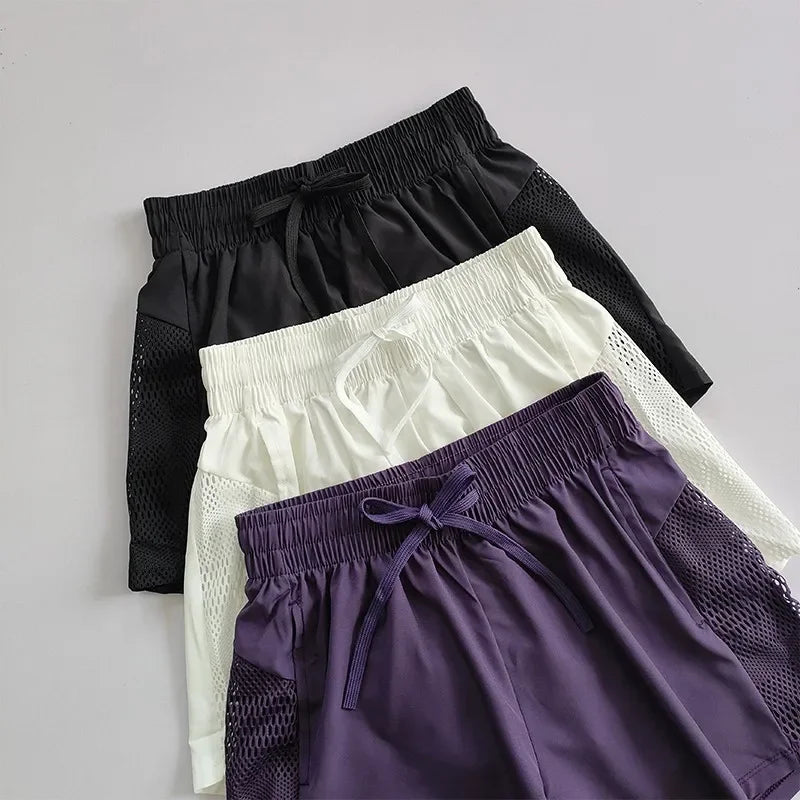 Shorts Fitness 2 em 1 com Cintura Alta — O Segredo das Mulheres que Dominam o Treino com Estilo, Conforto e Liberdade!