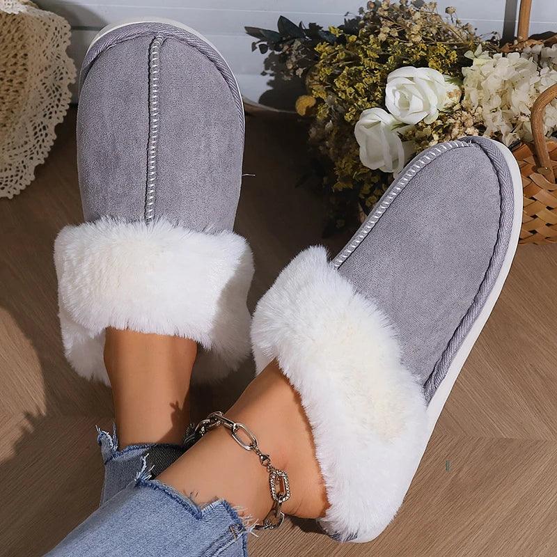 Pantufas de Inverno em Camurça – Maciez, Calor e Estilo para Seus Pés!