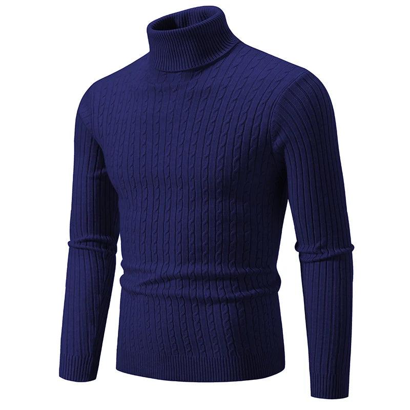 Suéter Masculino Gola Alta – Estilo Inverno com Elegância, Conforto e Aquece de Verdade