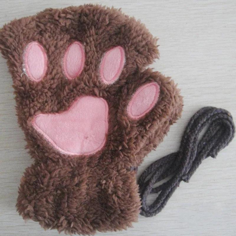 As Luvas Mais Fofas do Inverno: Estilo Pata de Gato, Quentinhas, Divertidas e Perfeitas Para Quem Ama Fantasia!