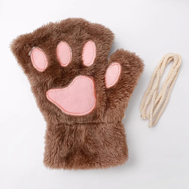 As Luvas Mais Fofas do Inverno: Estilo Pata de Gato, Quentinhas, Divertidas e Perfeitas Para Quem Ama Fantasia!