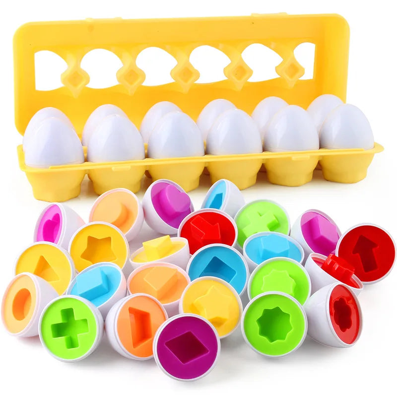 Ovos Mágicos da Aprendizagem: o brinquedo educativo que ensina formas, cores e raciocínio de um jeito divertido!