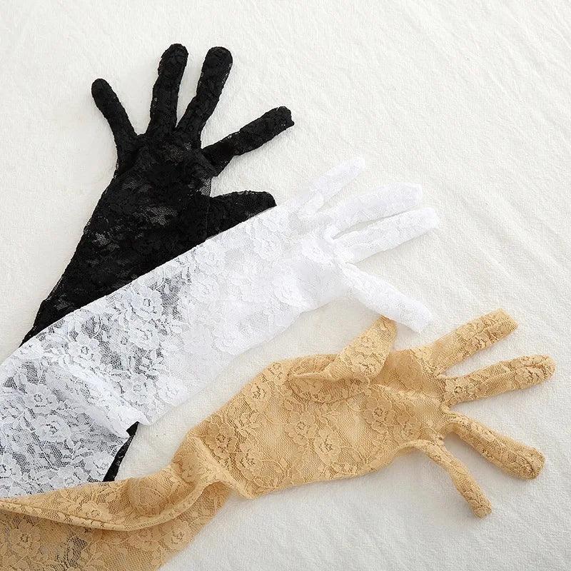 Luvas Longas de Renda com Toque Sexy e Sofisticado – O Acessório Perfeito para Momentos Inesquecíveis