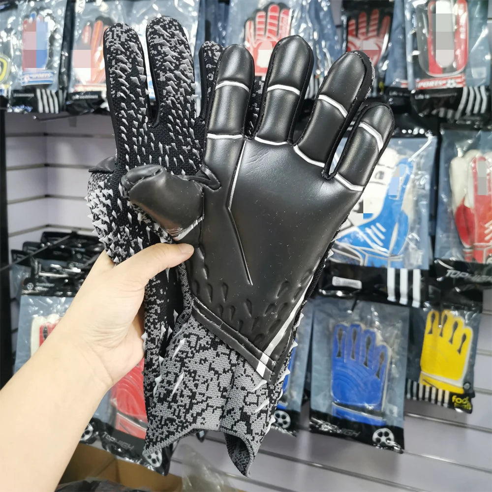 Novas Luvas de Goleiro Profissionais – Látex Reforçado, Proteção Máxima e Performance de Elite para Adultos e Jovens!