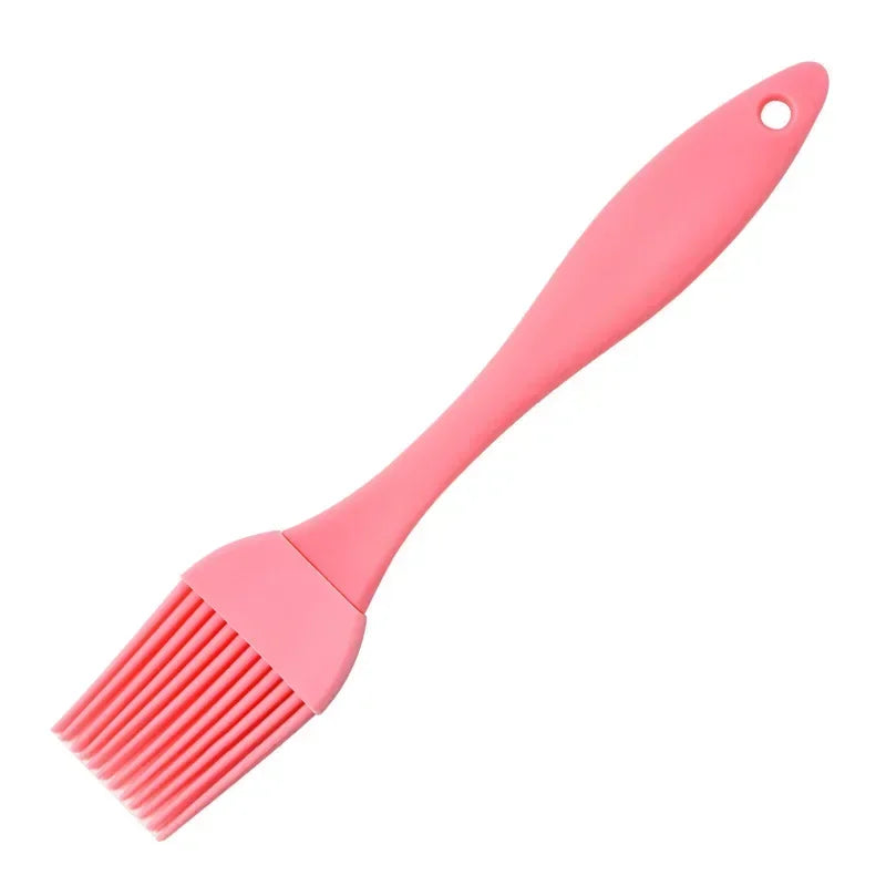 Escova de Silicone Multiuso para Churrasco e Cozinha – Resistente ao Calor, Prática e Perfeita para Molhos, Ovos, Confeitaria e Carnes!