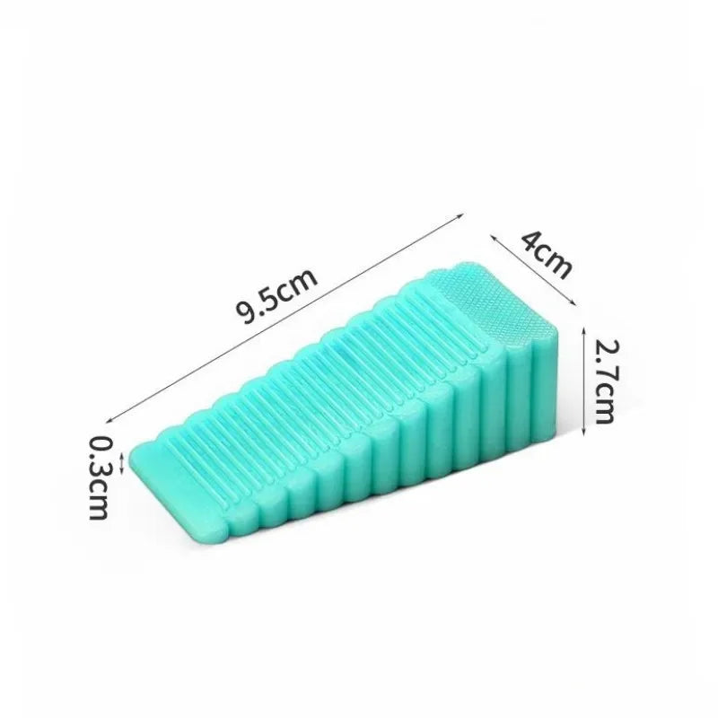 Trave com Segurança e Estilo! Batente de Porta em Silicone Anti Vento para Casa e Escritório – Firmeza sem Danos!