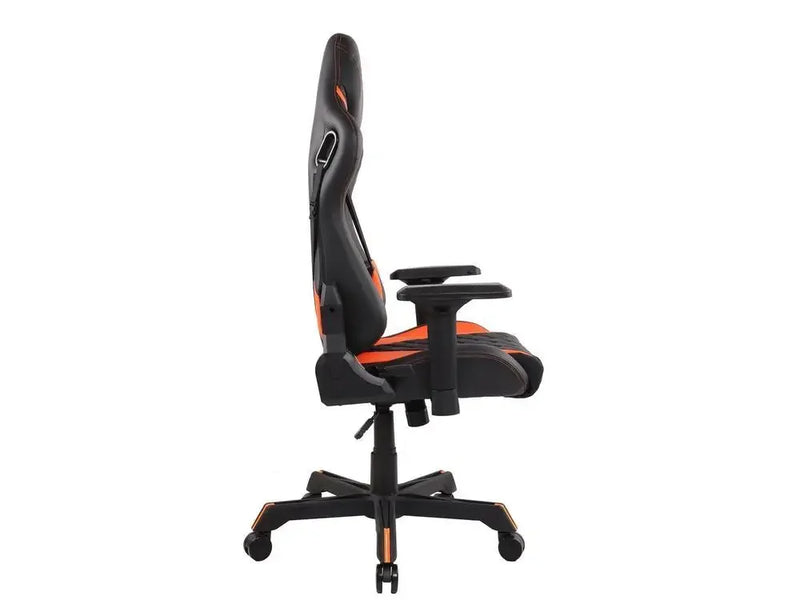 Cadeira Gamer Techni Sport Preto e Laranja – Conforto Supremo para Jogar Sem Limites!