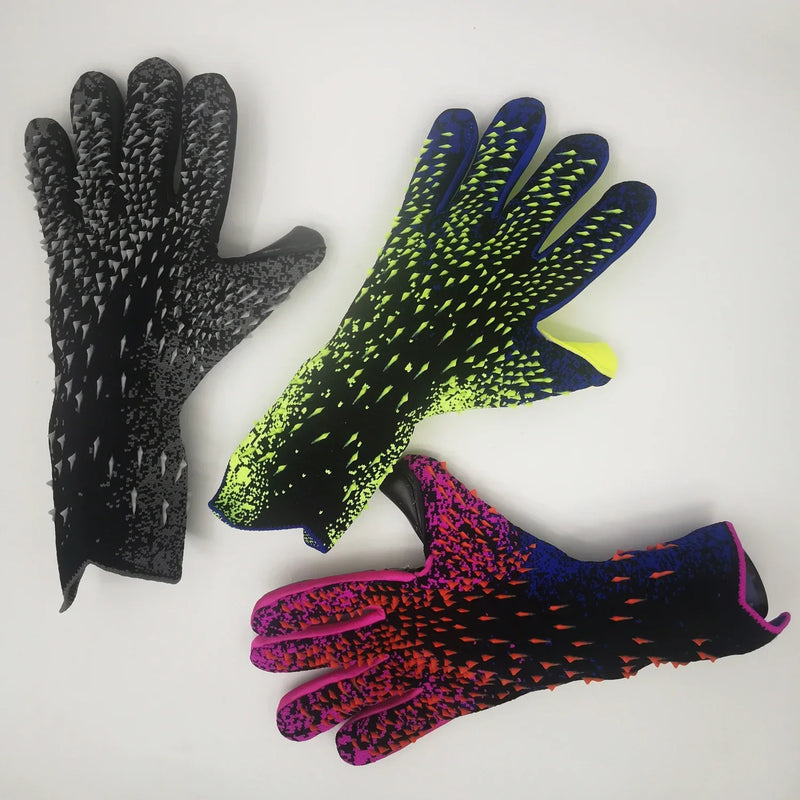 Novas Luvas de Goleiro Profissionais – Látex Reforçado, Proteção Máxima e Performance de Elite para Adultos e Jovens!