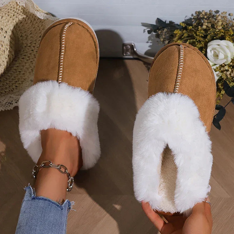 Pantufas de Inverno em Camurça – Maciez, Calor e Estilo para Seus Pés!
