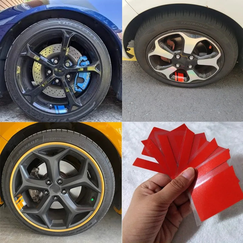 Transforme Suas Rodas com Estilo - 5 Adesivos Reflexivos para Rodas Dodge, Jeep, Chrysler e Esportivos!