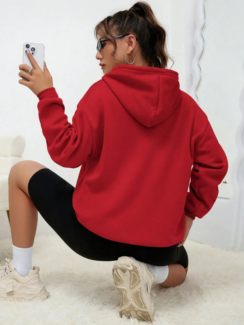 Moletom Capuz Feminino Los Angeles – Estilo Americano com Arte Urbana e Conforto Descontraído!