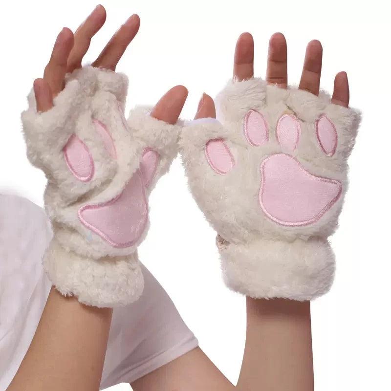 As Luvas Mais Fofas do Inverno: Estilo Pata de Gato, Quentinhas, Divertidas e Perfeitas Para Quem Ama Fantasia!