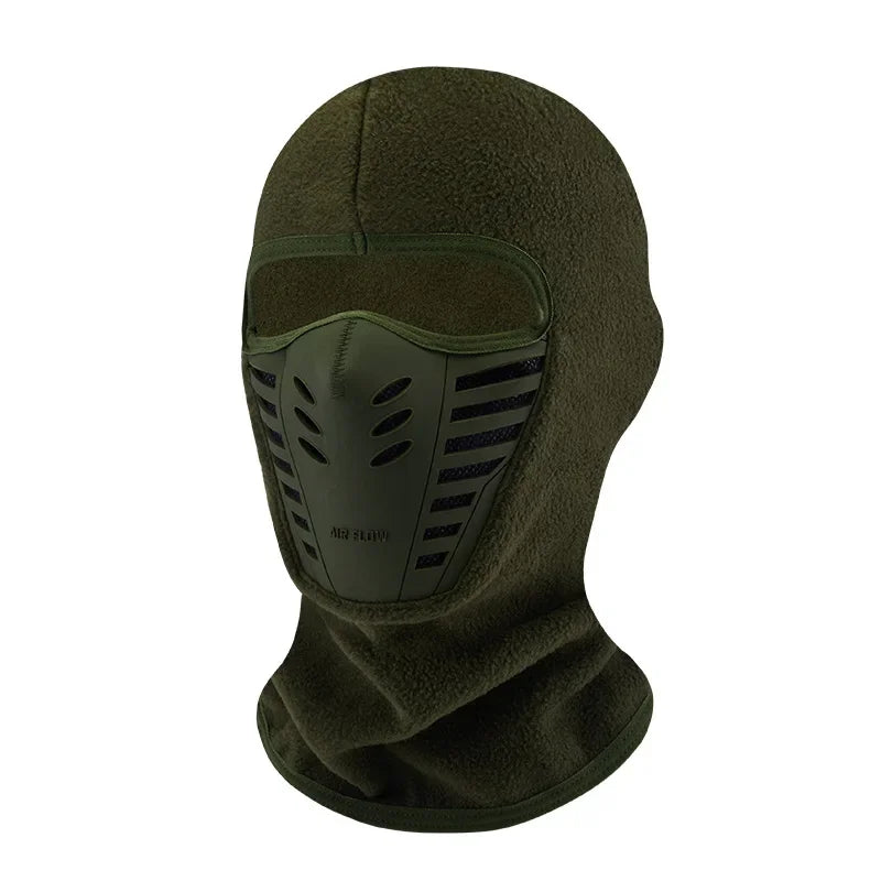 Balaclava Térmica de Lã – Proteção Total Contra Frio, Vento e Poeira para Motociclismo, Esqui e Aventuras de Inverno