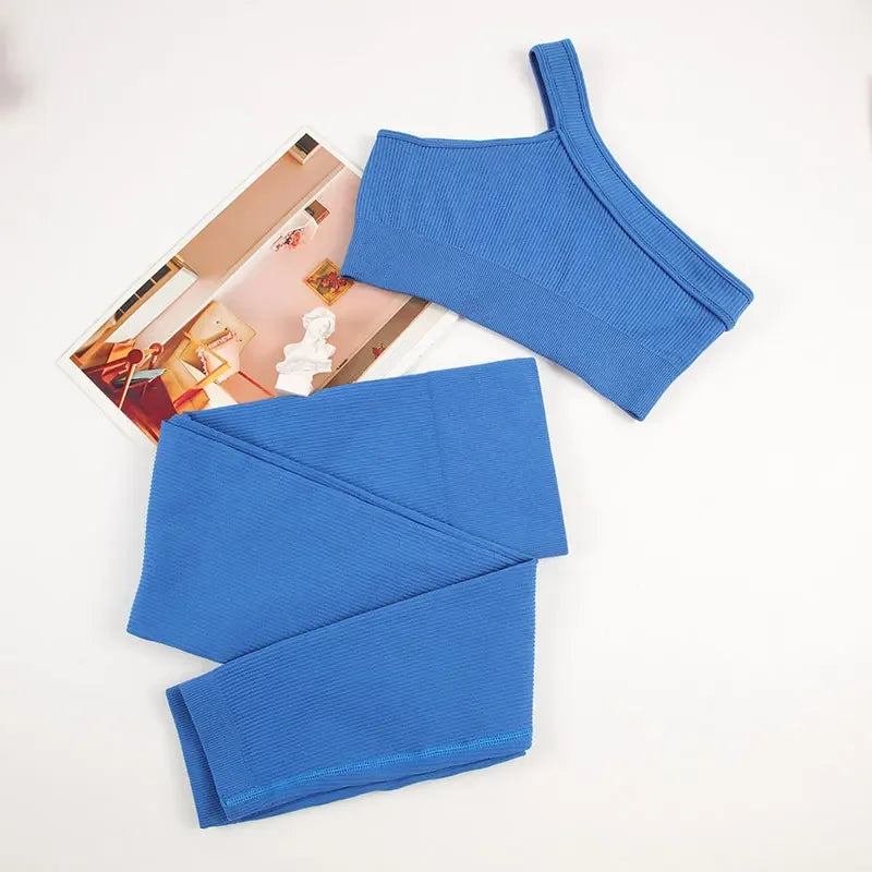 Conjunto Esportivo Feminino Sem Costura – Estilo, Conforto e Desempenho em Um Só Look!